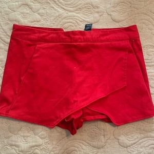 Red Mini Skort